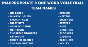 inappropriate team names
