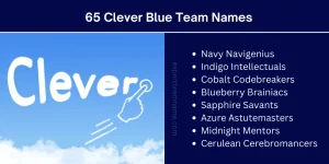 Blue Soccer Team Names: Creative Picks to Shine on the Field