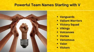 Powerful Team Names: Strong and Fearless Names For Your Team