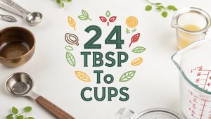 24 Tbsp to Cups