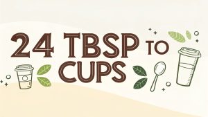 24 Tbsp to Cups
