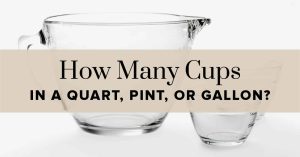 How Many Cups Are in a Half Gallon?