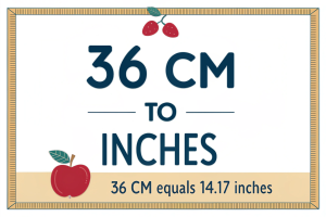 36 cm to Inches