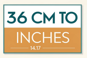 36 cm to Inches