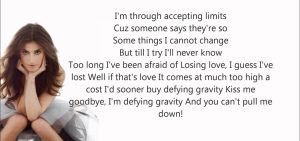 Defying Gravity Lyrics