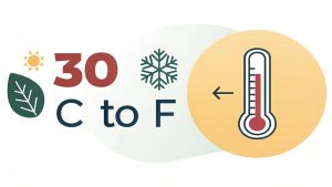 30 C to F