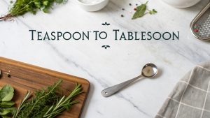 Teaspoon to Tablespoon