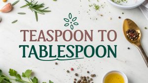 Teaspoon to Tablespoon