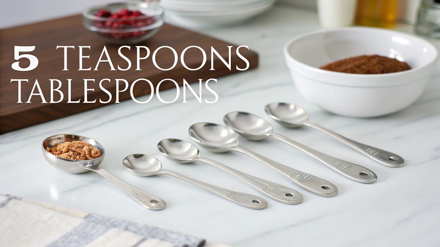 5 Teaspoons Tablespoons: Master Precise Kitchen Conversions with Ease ...
