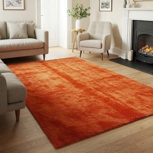 Why an Orange Rug Is the Perfect Statement Piece