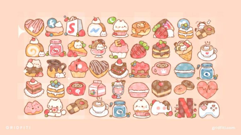 Transparent Kawaii App Icons: Transform Your Device with Effortless ...