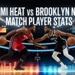 Miami Heat vs Brooklyn Nets Match Player Stats 2026