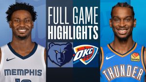 OKC Thunder vs Memphis Grizzlies Match Player Stats & Top Performers 2026
