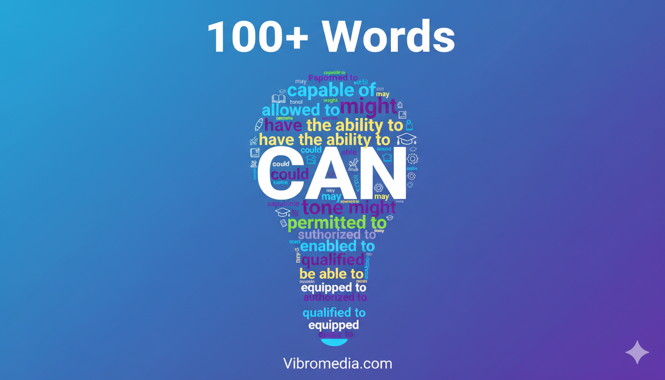 Best 100+ Synonyms for Can with Definitions & Sentences 2026