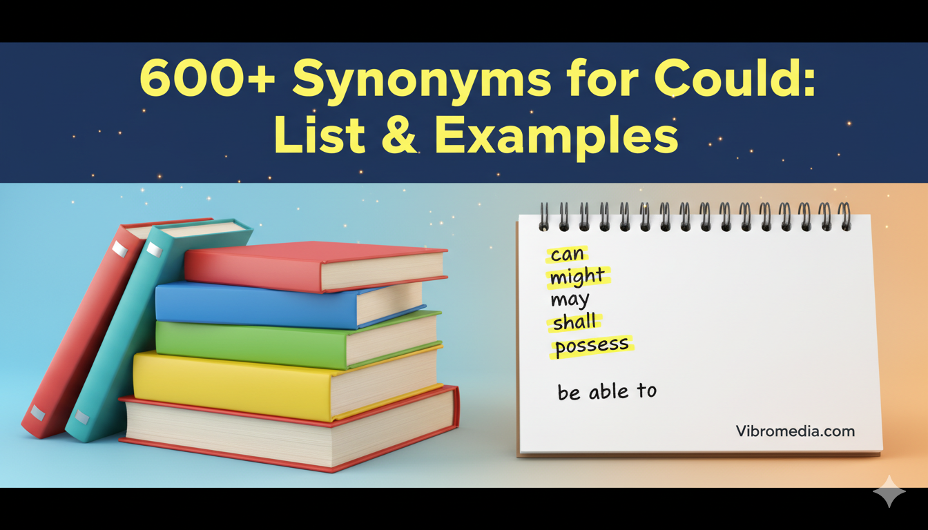 Best 600+ Synonyms for Could: List, Definition & Examples 2026