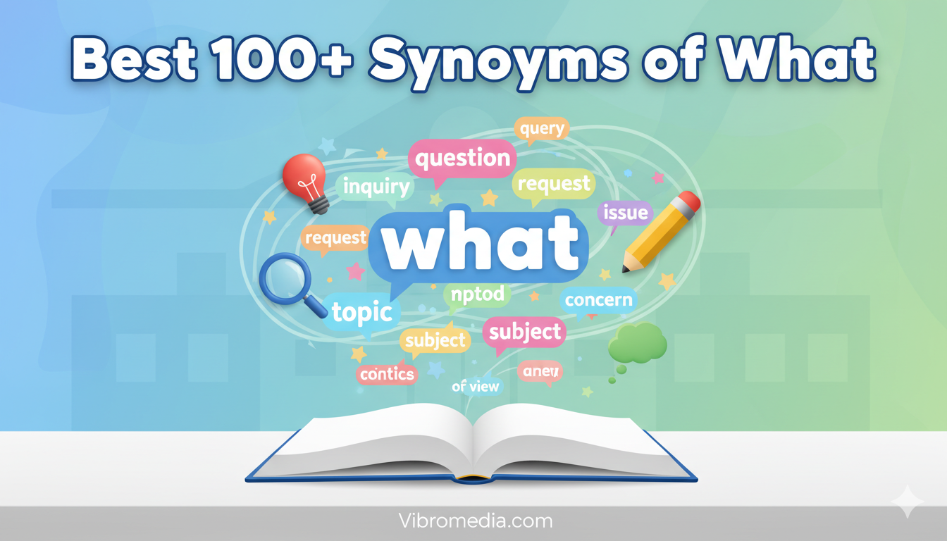 Best 100+ Synonyms of What: Common Words & Examples 2026