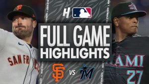 San Francisco Giants vs Miami Marlins Match Player Stats 2026