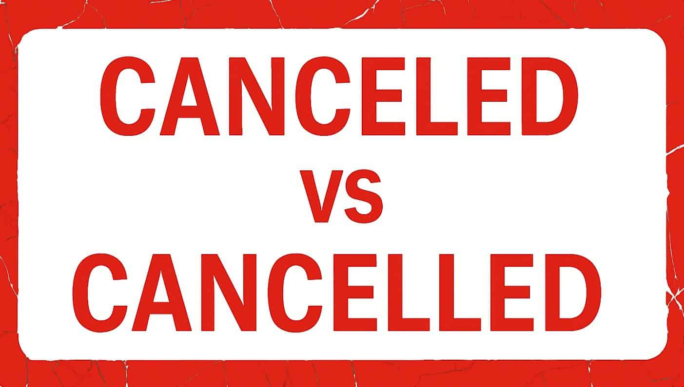 Canceled or Cancelled? Learn the Right Usage 2026