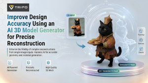 Improve Design Accuracy Using an AI 3D Model Generator for Precise Reconstruction